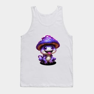 Purple mushroom Tank Top